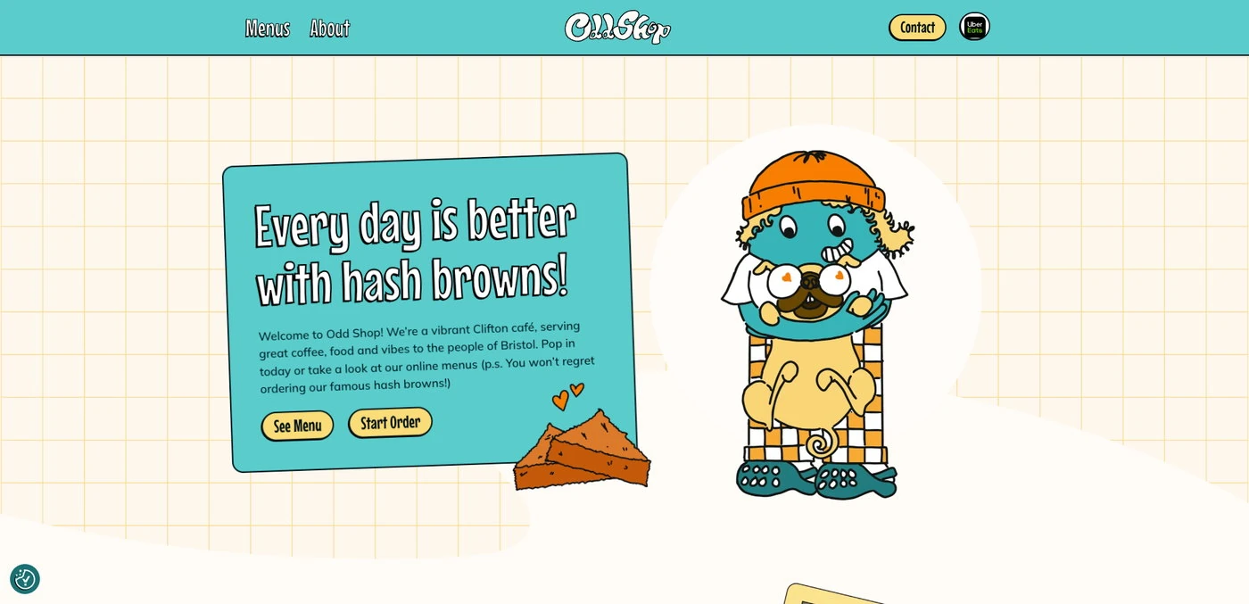 ODD Shop homepage